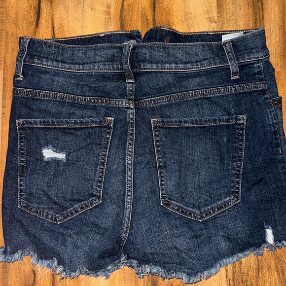 Express Dark-Wash Jean Shorts - Picture 2 of 2